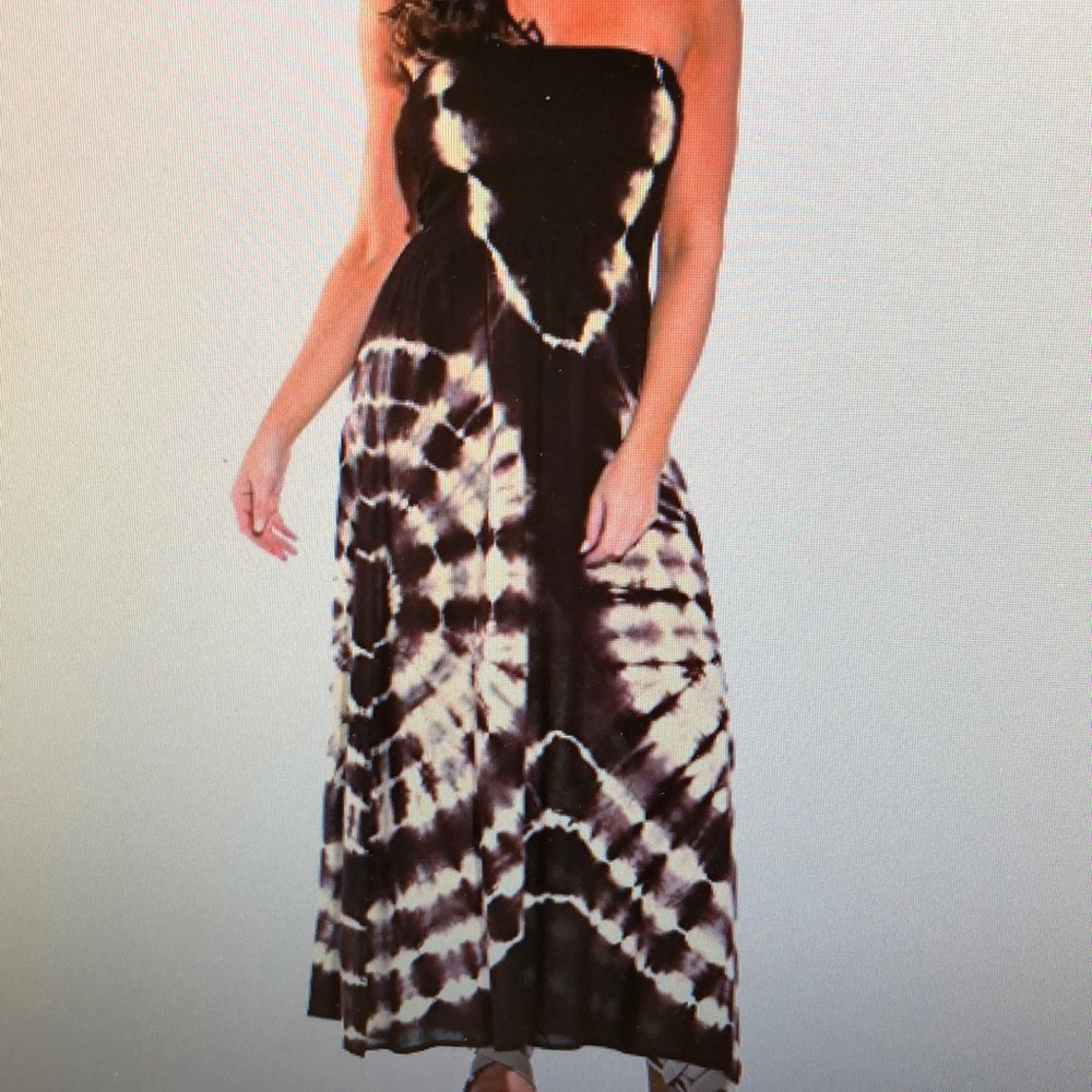 Riviera sun strapless maxi dress